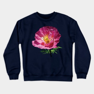 One Pink Poppy Crewneck Sweatshirt